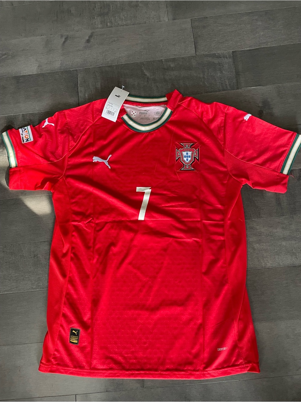 Men’s Portugal Cristiano Ronaldo #7 National Soccer Team Jersey size L